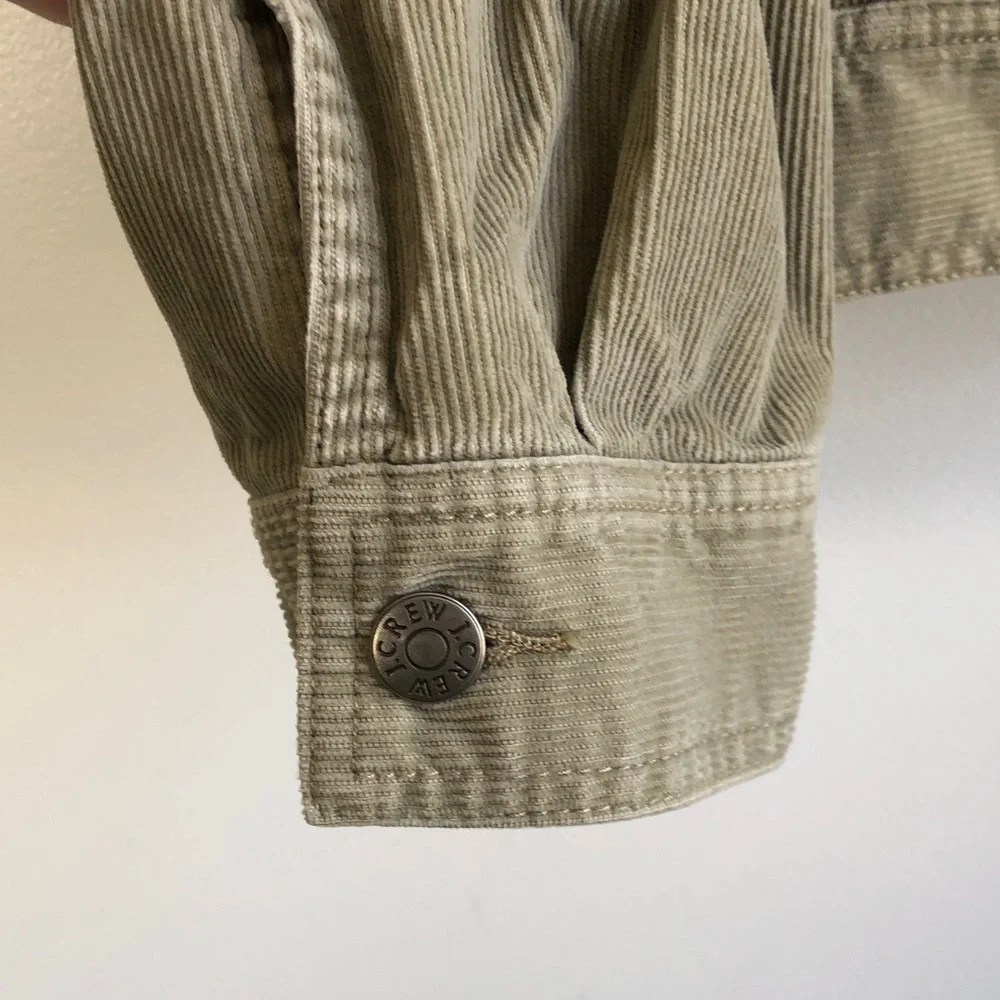 J. Crew Men's Olive Corduroy Jacket